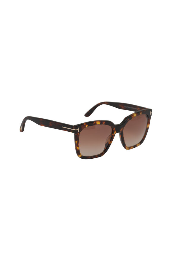 Tom Ford Eyewear Amarra 55 Polarized Sunglasses