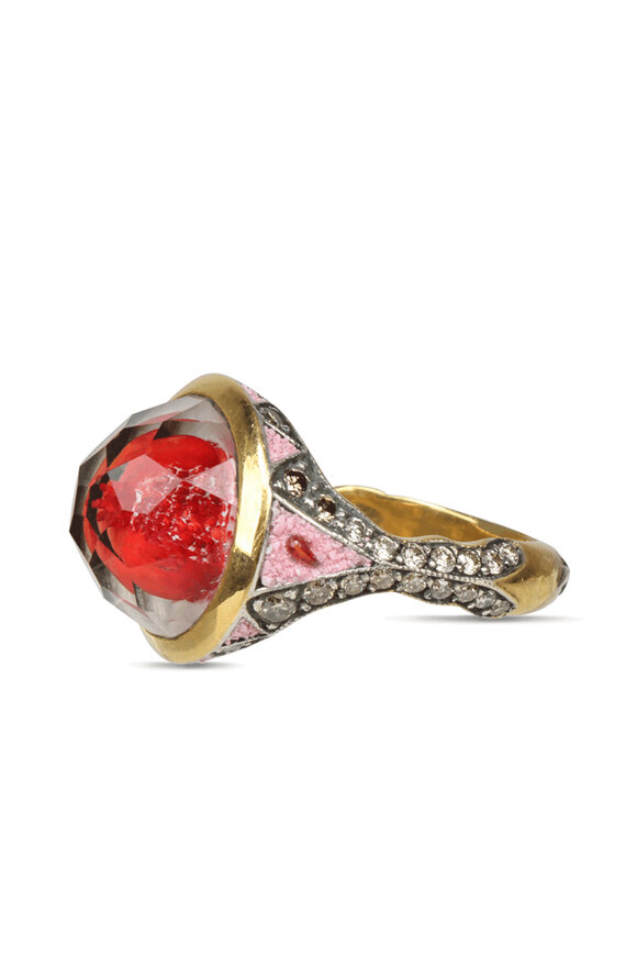 Sevan Bicakci Pomegranate Rock Ring - view 3
