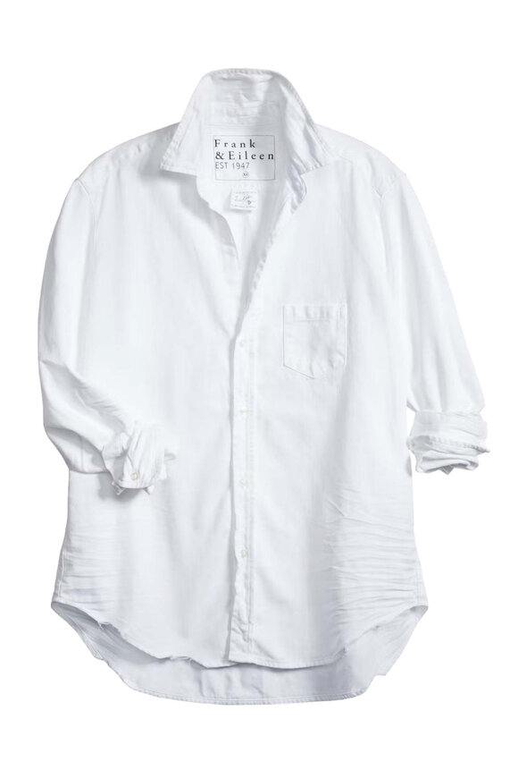 Frank & Eileen White Washed Denim Eileen Button Up Shirt - view 1