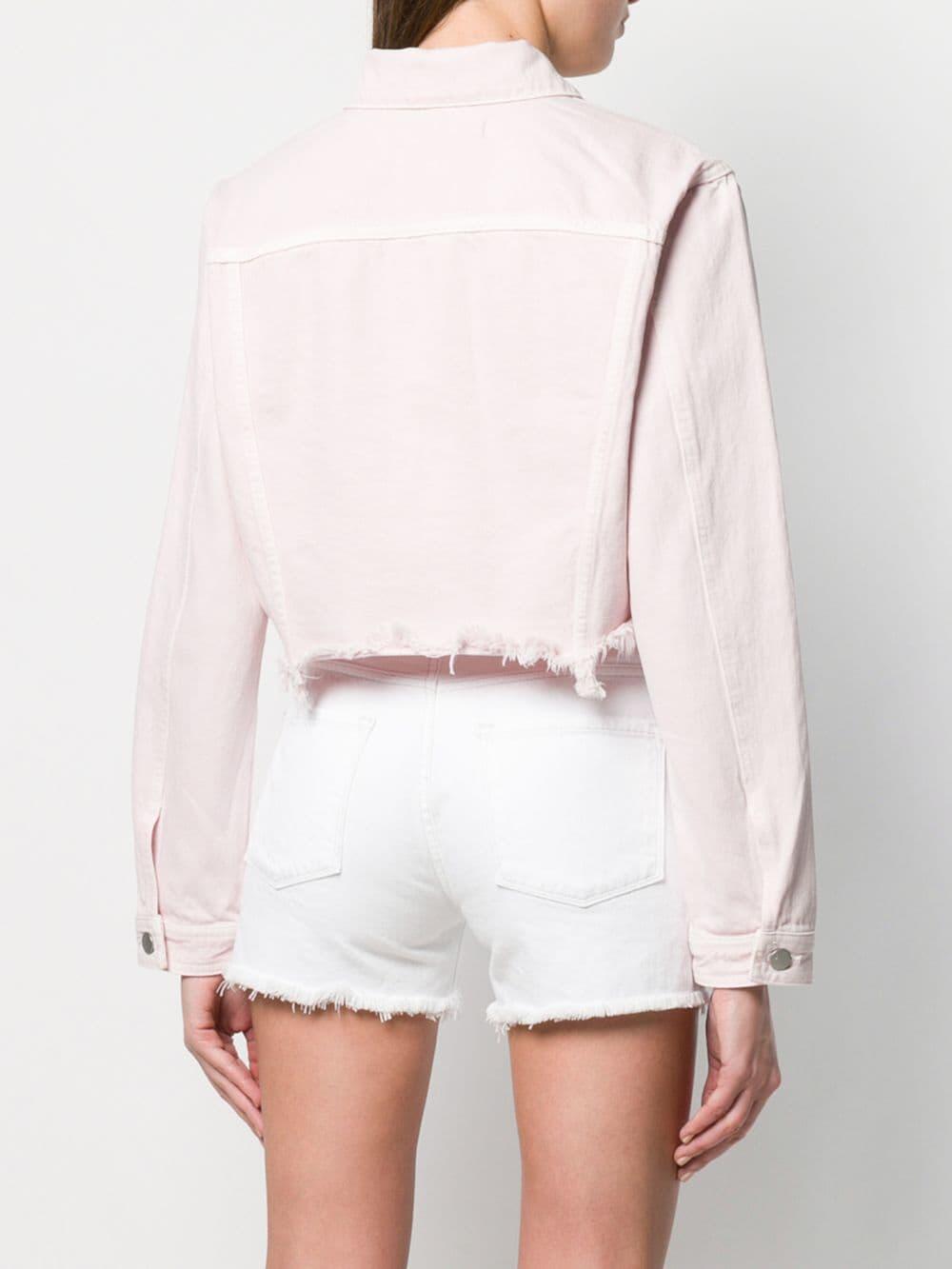 J Brand - Cyra Blush Cropped Denim Jacket