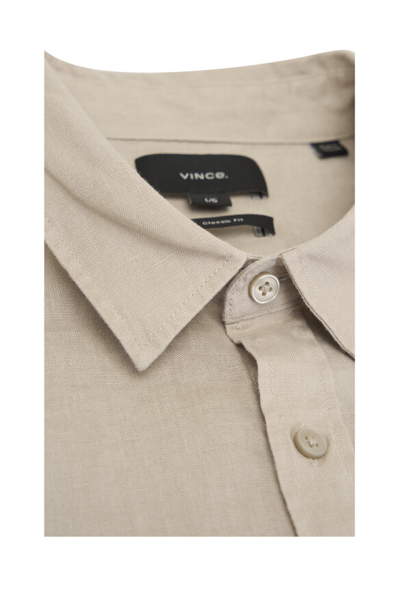 Vince - Pumice Rock Linen Sport Shirt