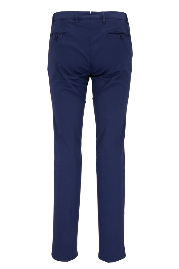 Marco Pescarolo - Navy Stretch Cotton Dress Pant