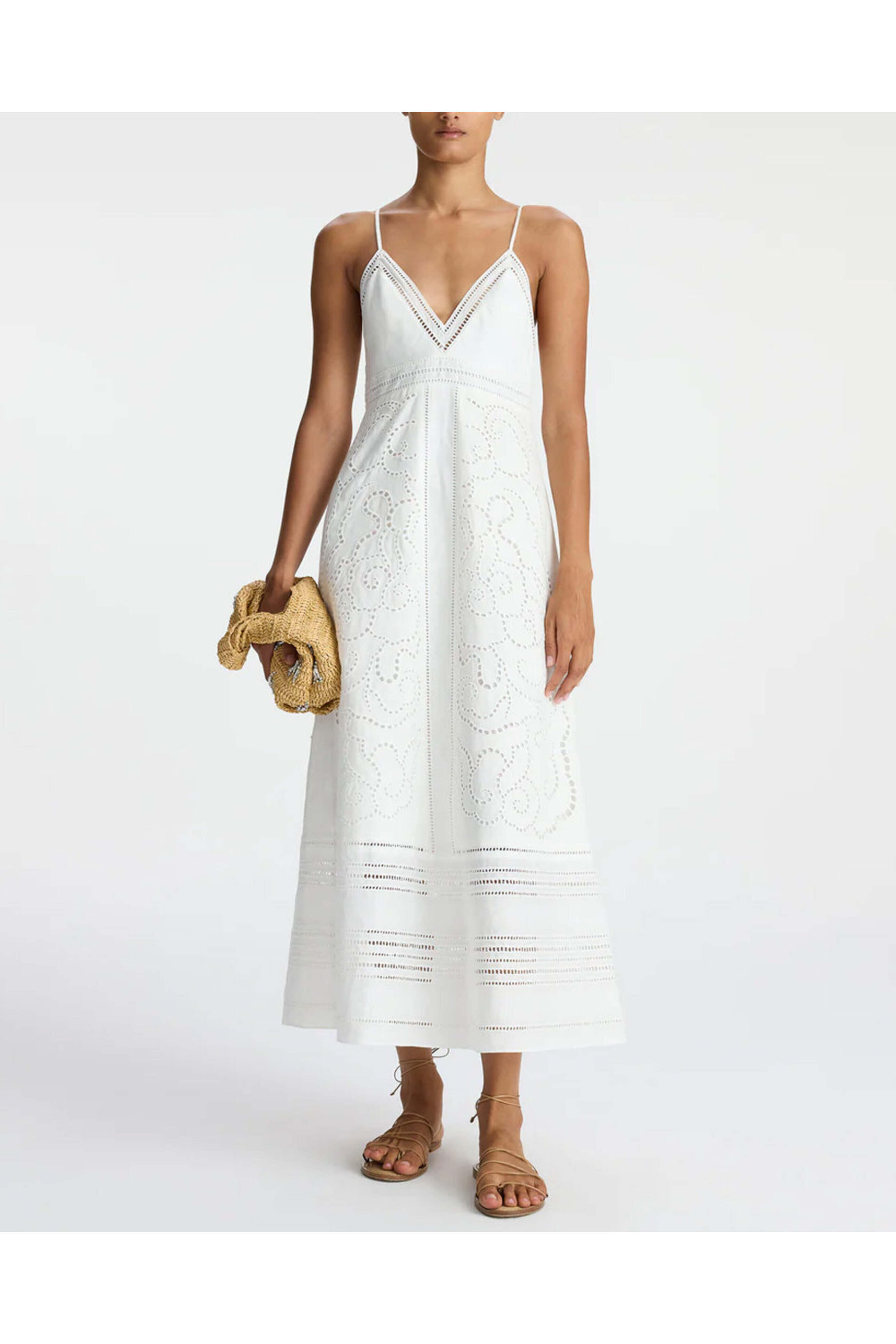 A.L.C. - White Josie Midi Dress