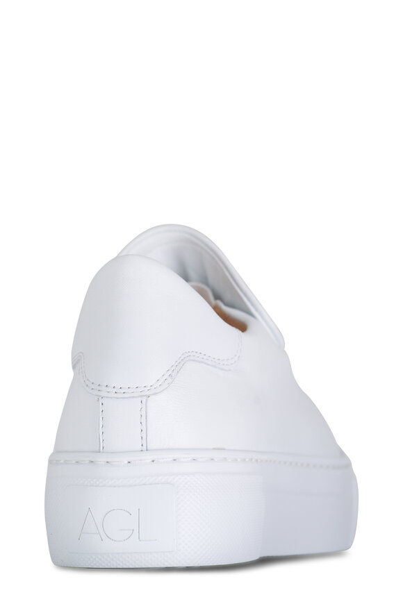 AGL - Edda White Leather Sneaker