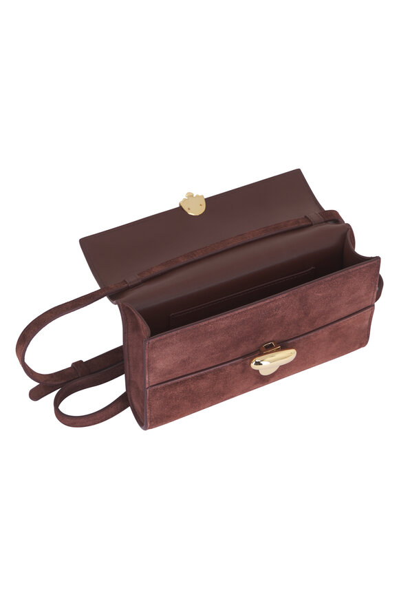 Savette Mini Symmetry Espresso Suede Bag - view 6