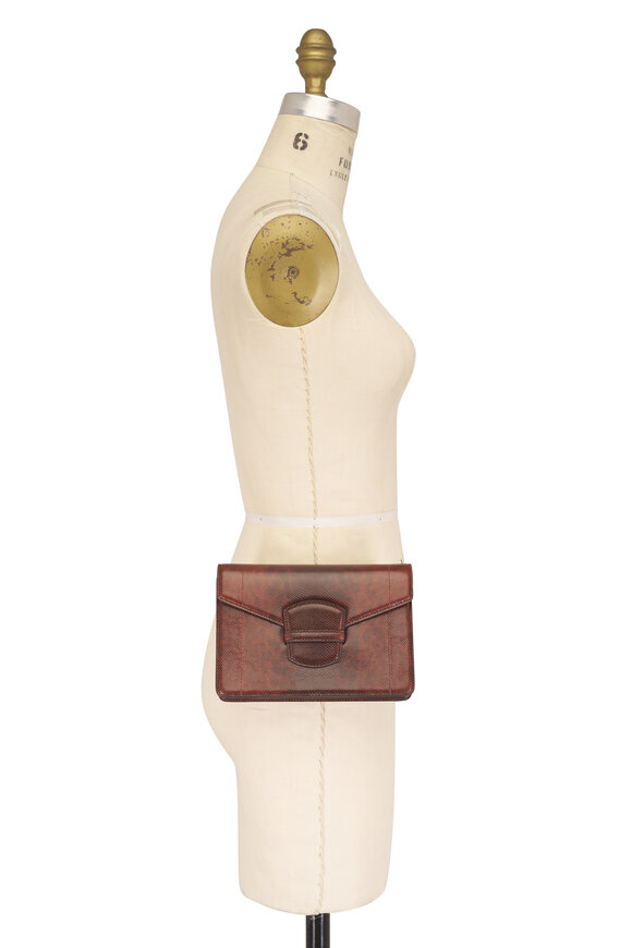 The Row Burnt Orange Karung Clutch - view 5