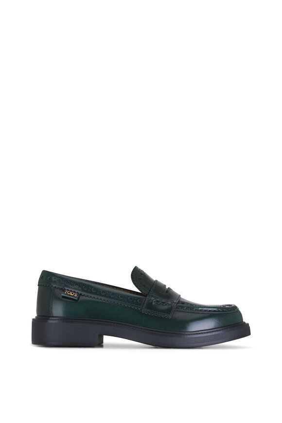 Tod's - Gomma Pine Grove Shiny Leather Moccassin