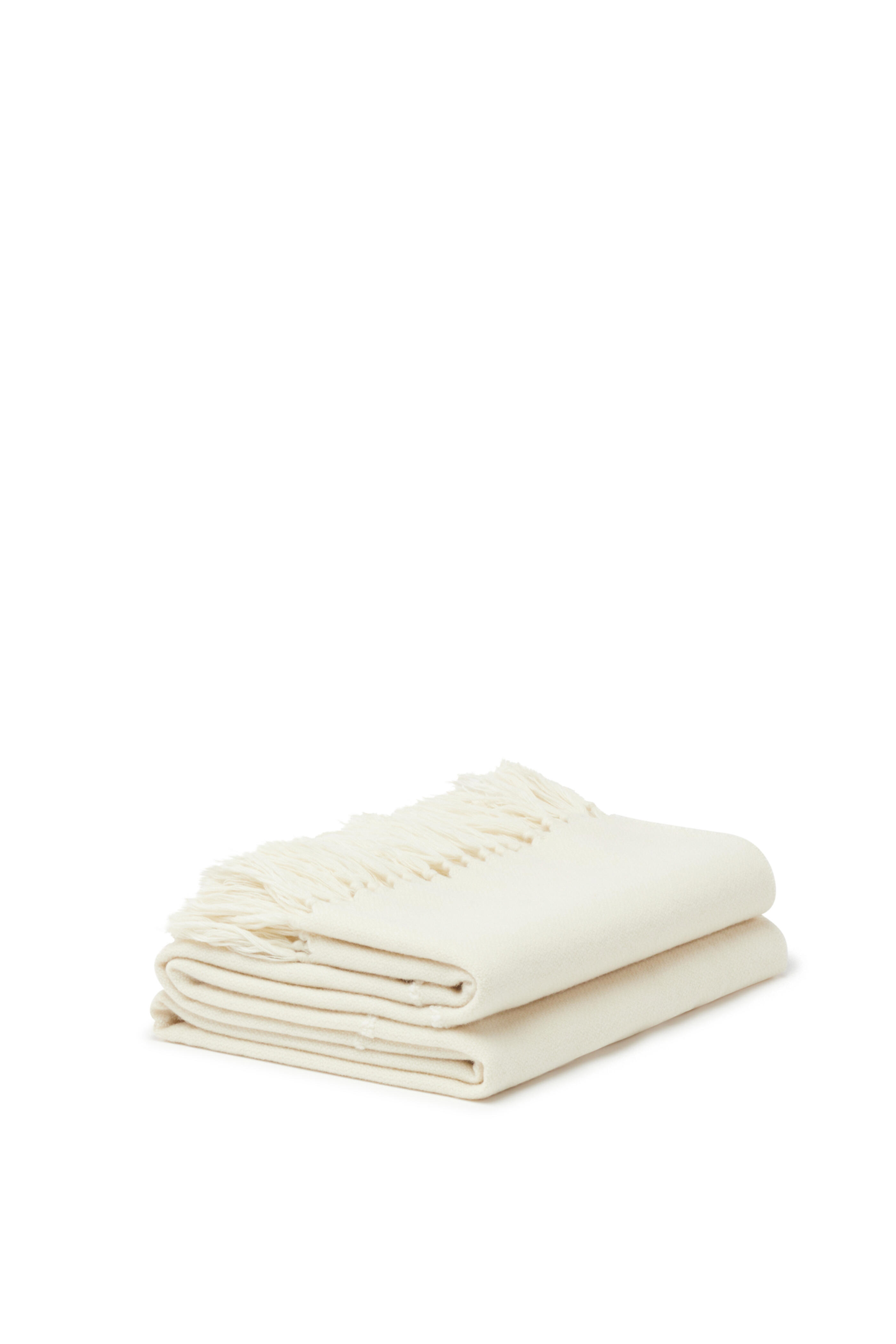 Alonpi - Region Ecru Cashmere & Silk Textured Throw