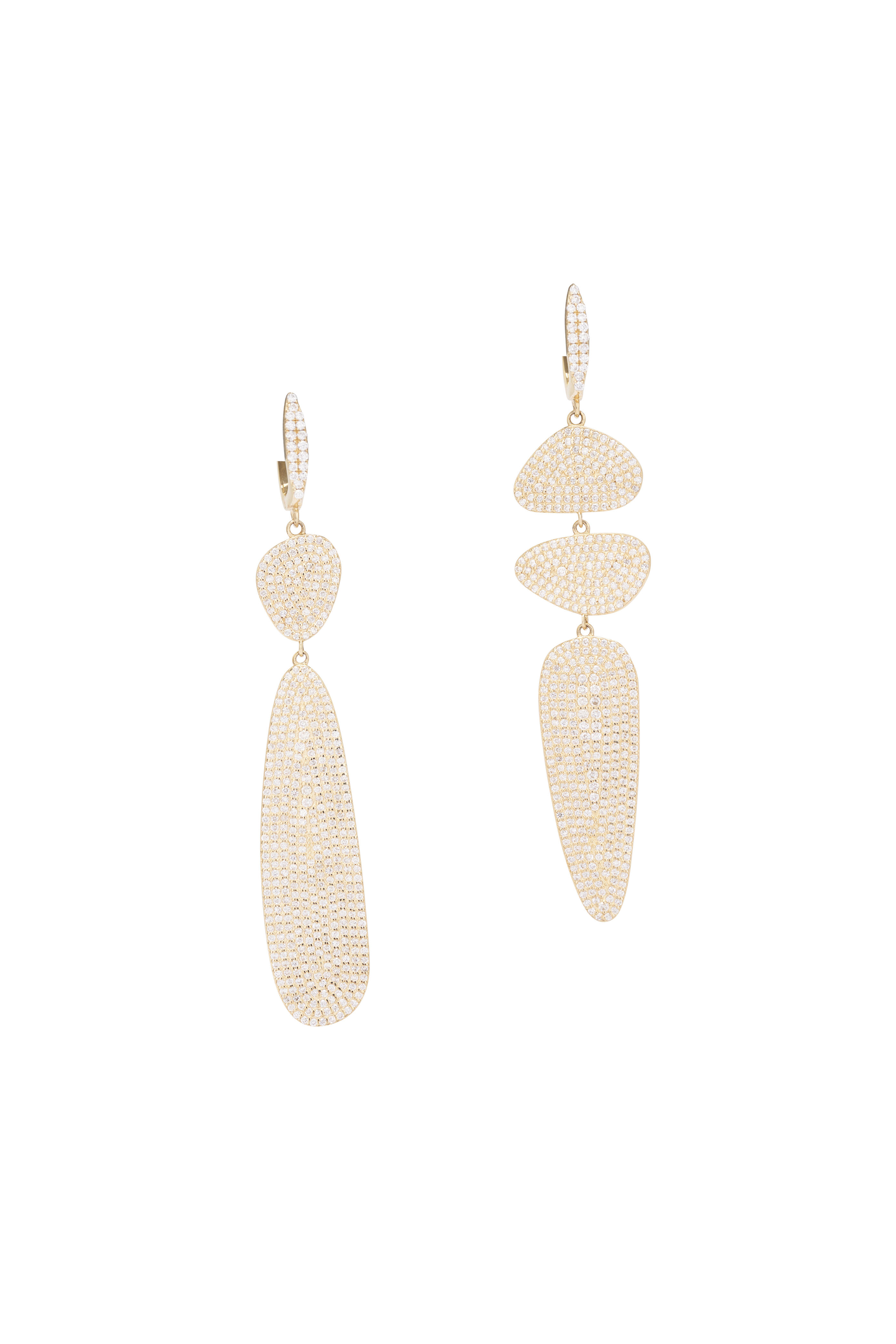 Kai Linz - Diamond Pique Drop Earrings - view 1