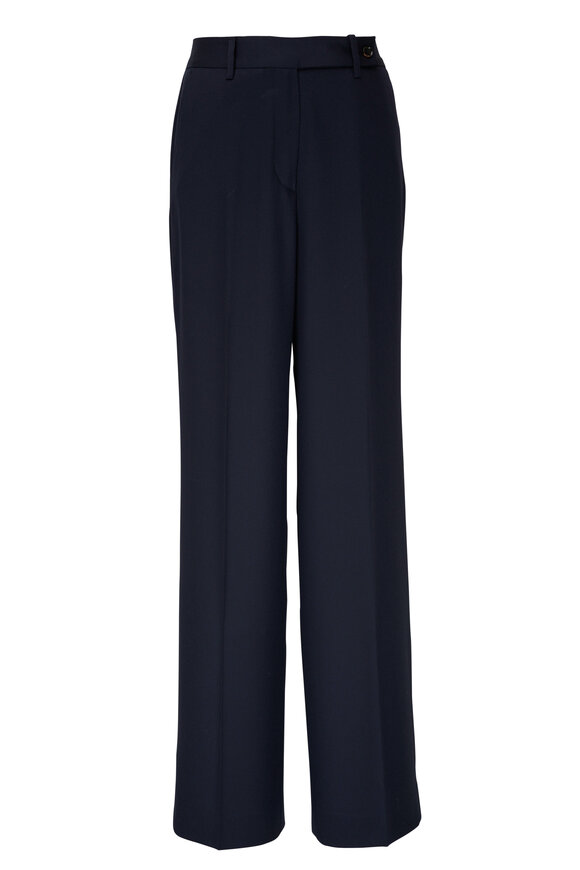Pleated navy blue pant, Michael Michael Kors, Shop Women%u2019s Skinny  Pants Online in Canada