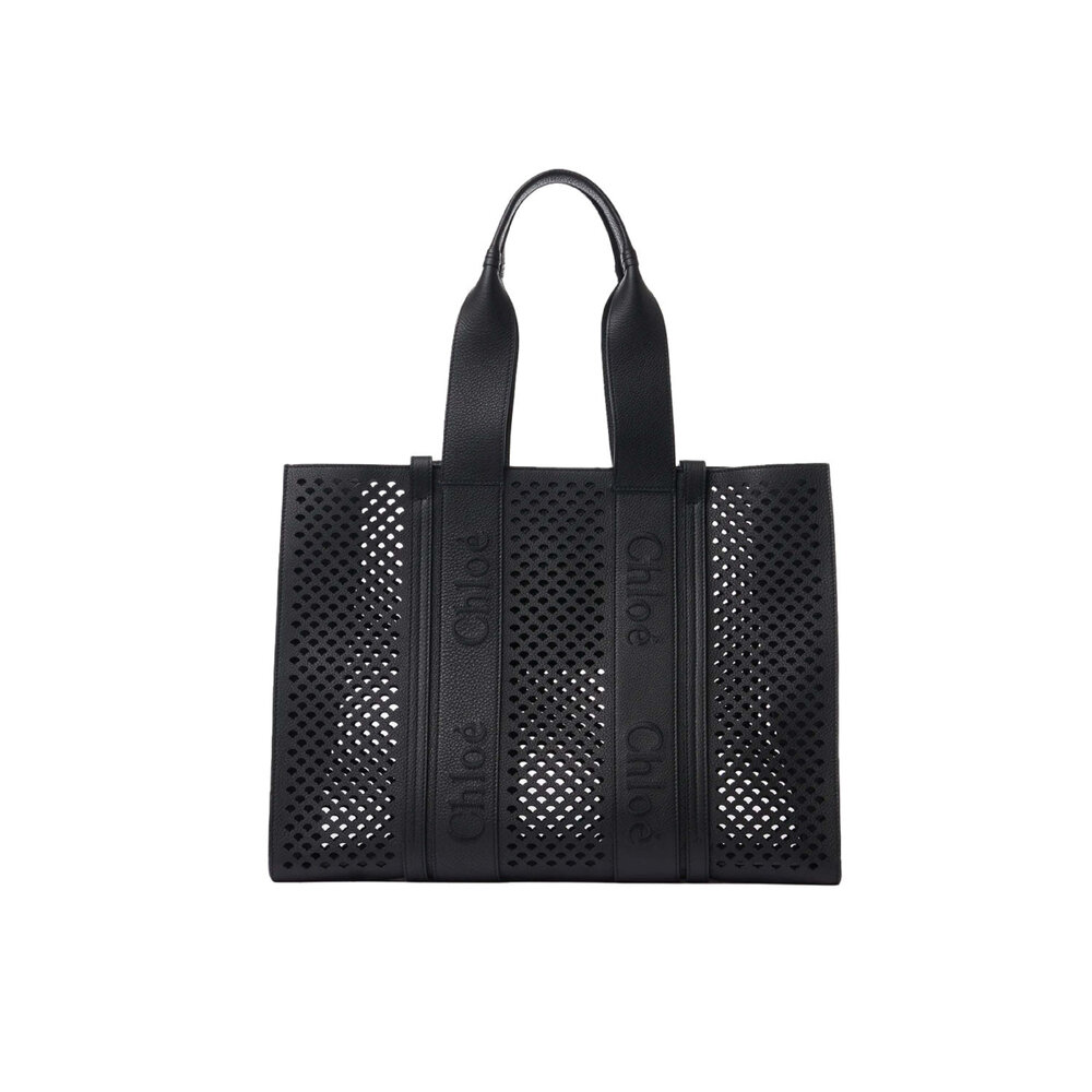 Chloé - Large Woody Tote Bag in Grained Leather | Mitchell Chloé - Large Woody Tote Bag in Grained Leather | Mitchell