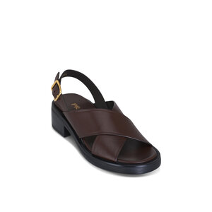 サンダル・ミュール PRADA Brown Leather Sandals Prada | Shoes | Prada Brown Leather Sandals | Poshmark
