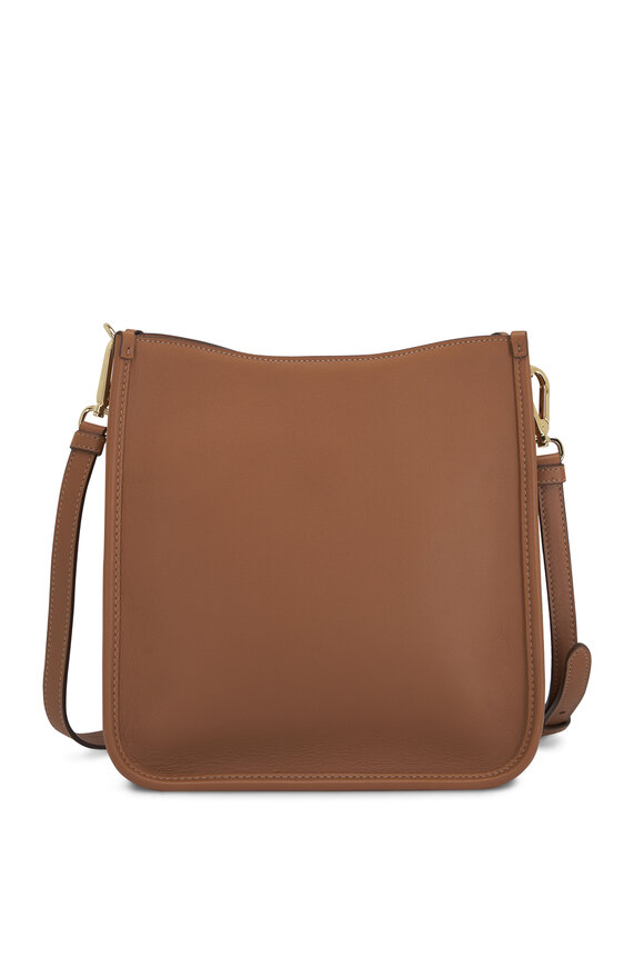 Prada - Small Caramel Soft Grain Leather Messenger Bag