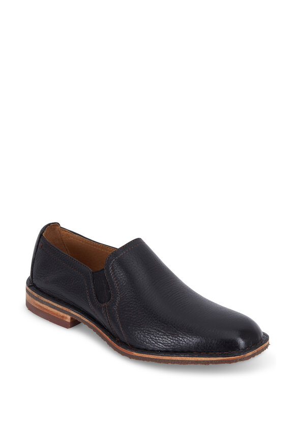 Trask - Blaine Black Elk Leather Loafer