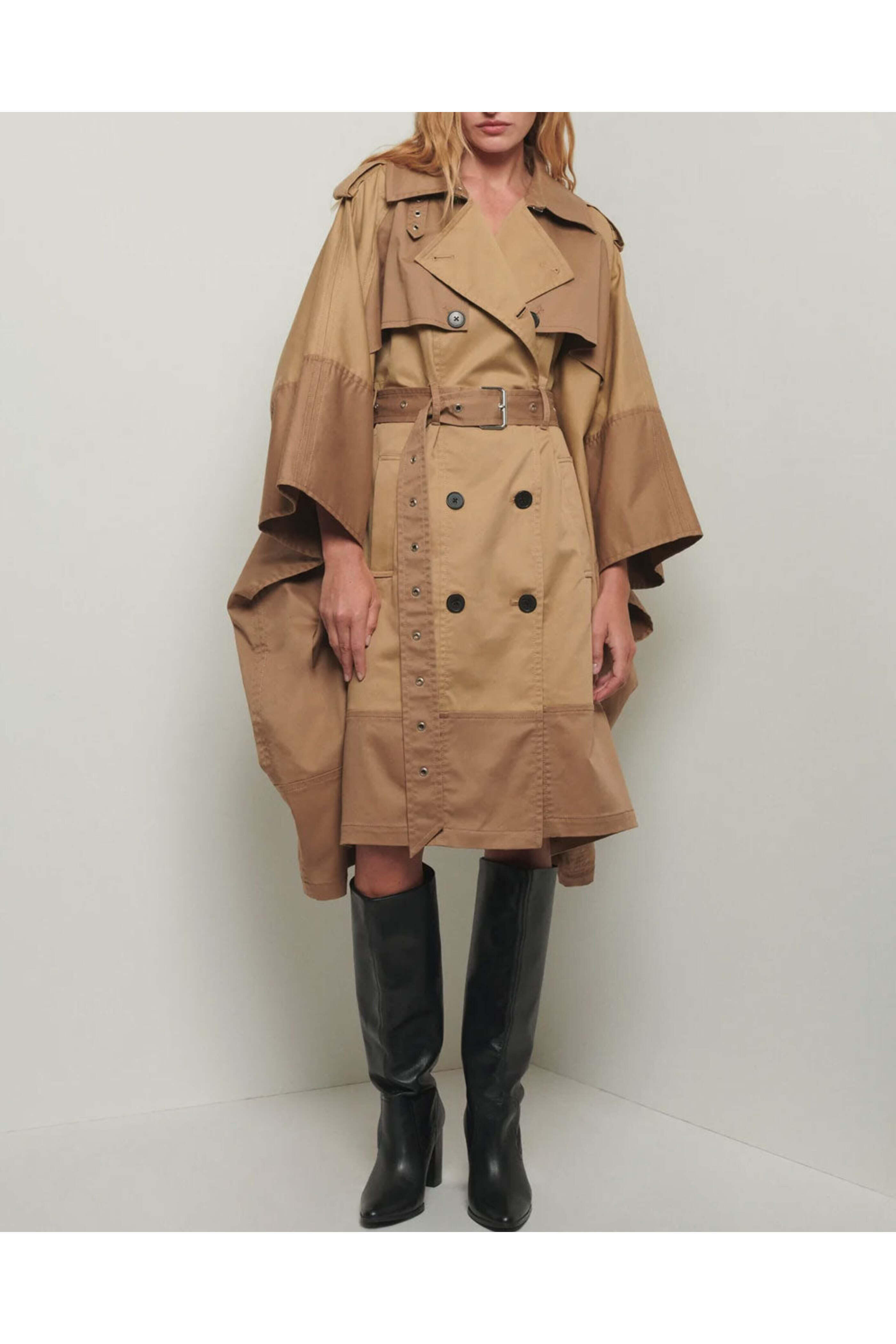 Derek Lam - Tan Douglas Trench Cape