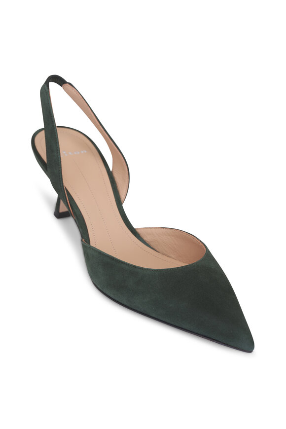 Valentino Garavani - Rockstud Gray Leather Criss-Cross