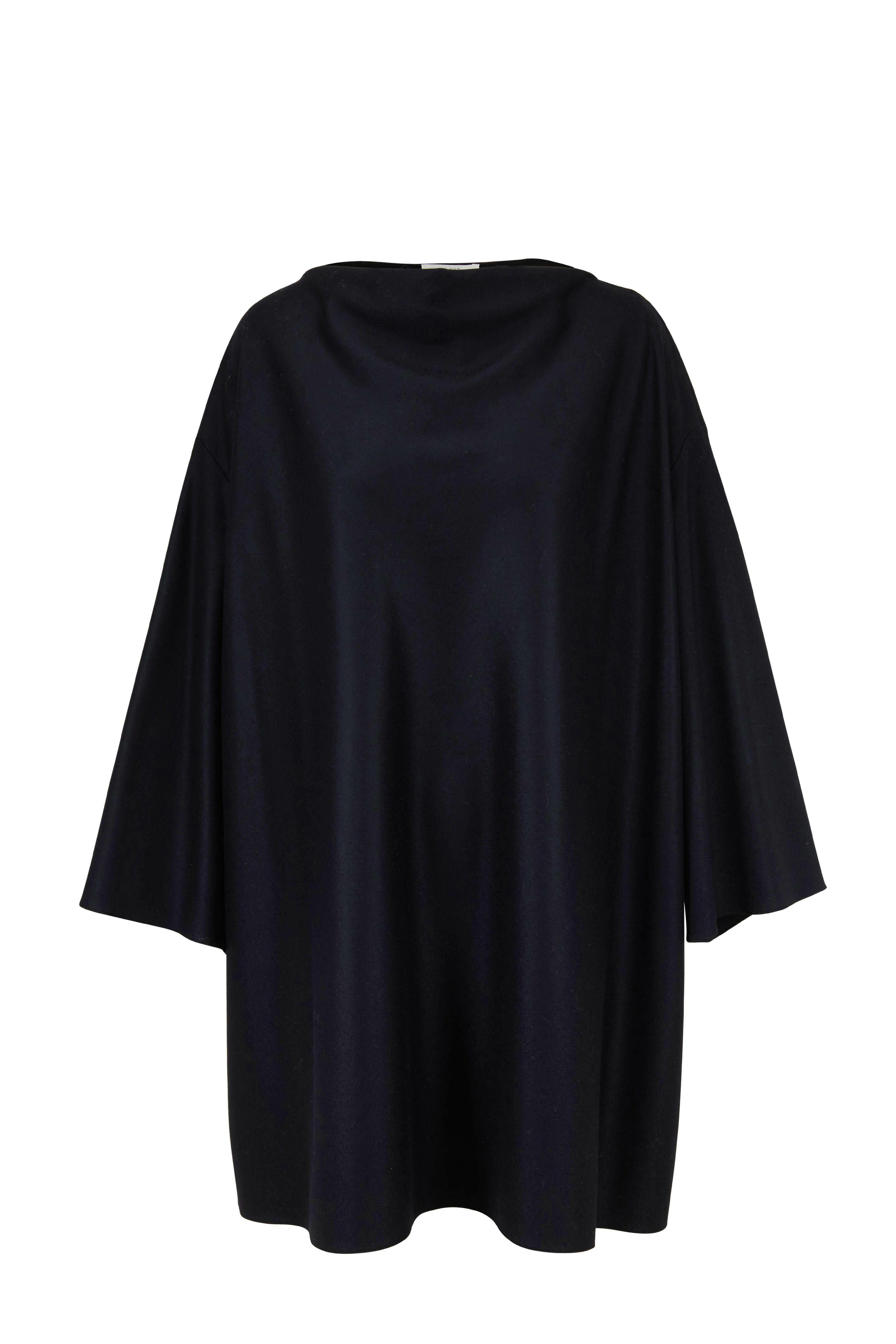 velvet black short dress SAU LEE Winter Velvet Mini Dress, Black