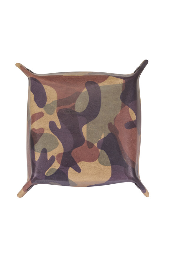 Martin Dingman Windsor Grey & Camo Leather Valet - view 2