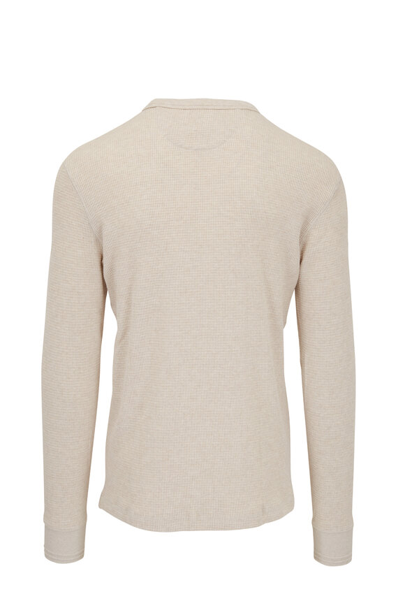 Faherty Brand - Legend™ Winter Stone Heather Waffle Knit Crewneck