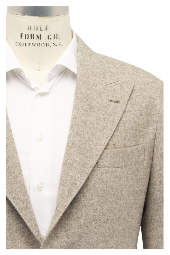 Brunello Cucinelli Light Brown Yak Sportcoat