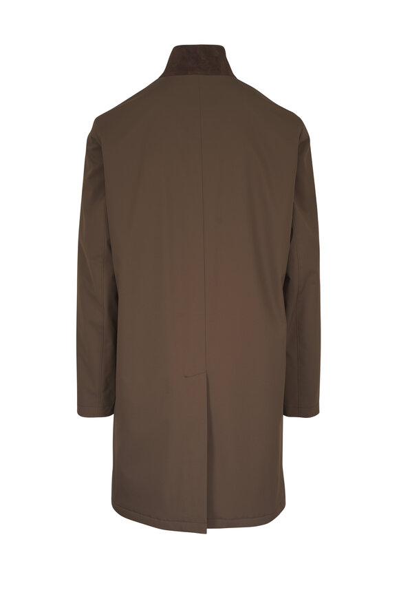 Loro Piana Sequoia Sebring Single-Breasted Overcoat - view 2