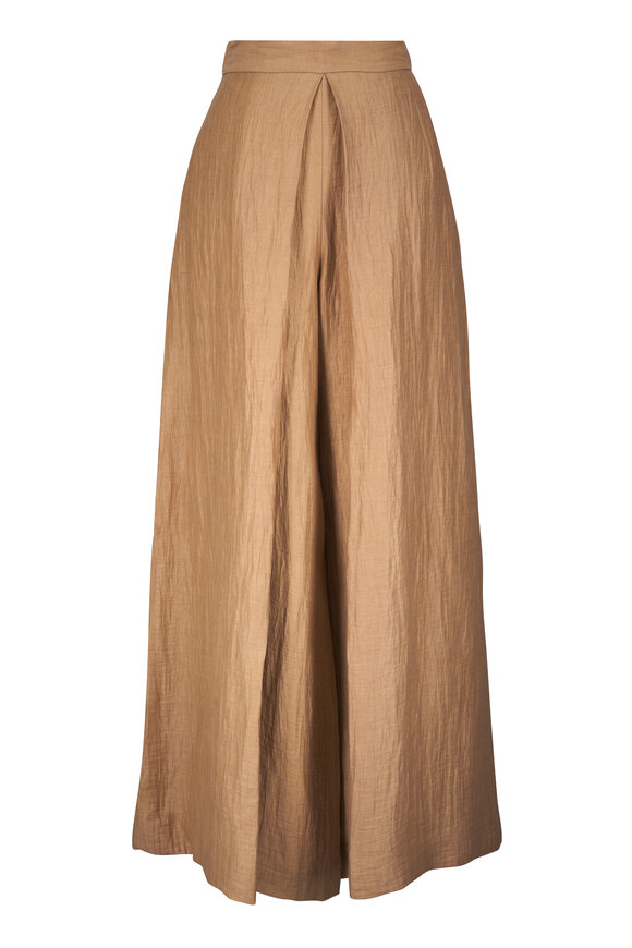 Antonelli Trani Gold Wide Leg Pant