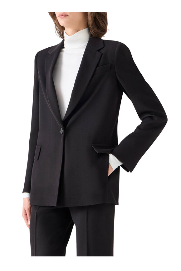 Akris Punto Brown Wool Boyfriend Blazer - view 5