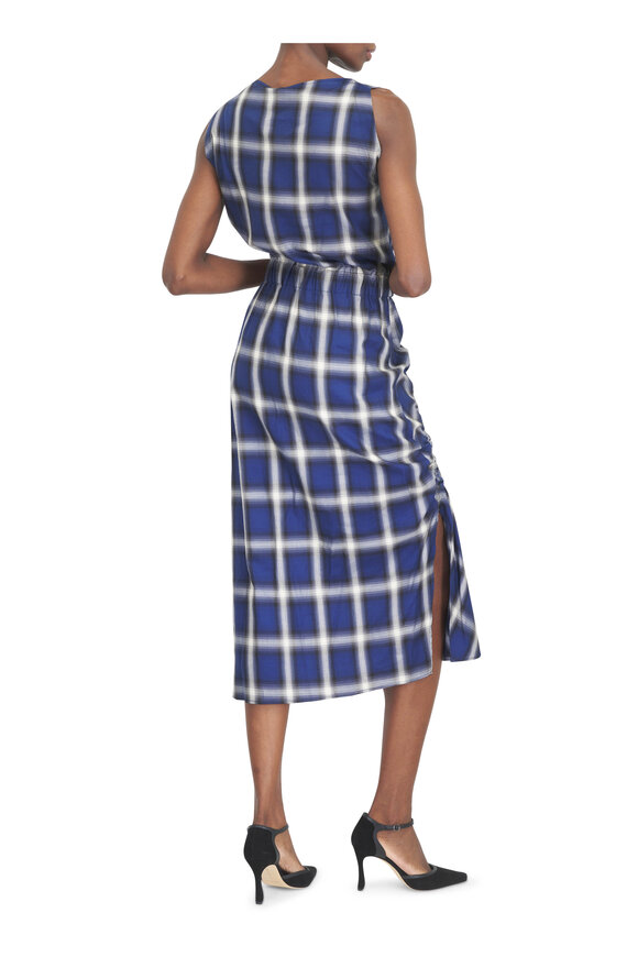 Zero + Maria Cornejo Elise Ink City Plaid Dress - view 4