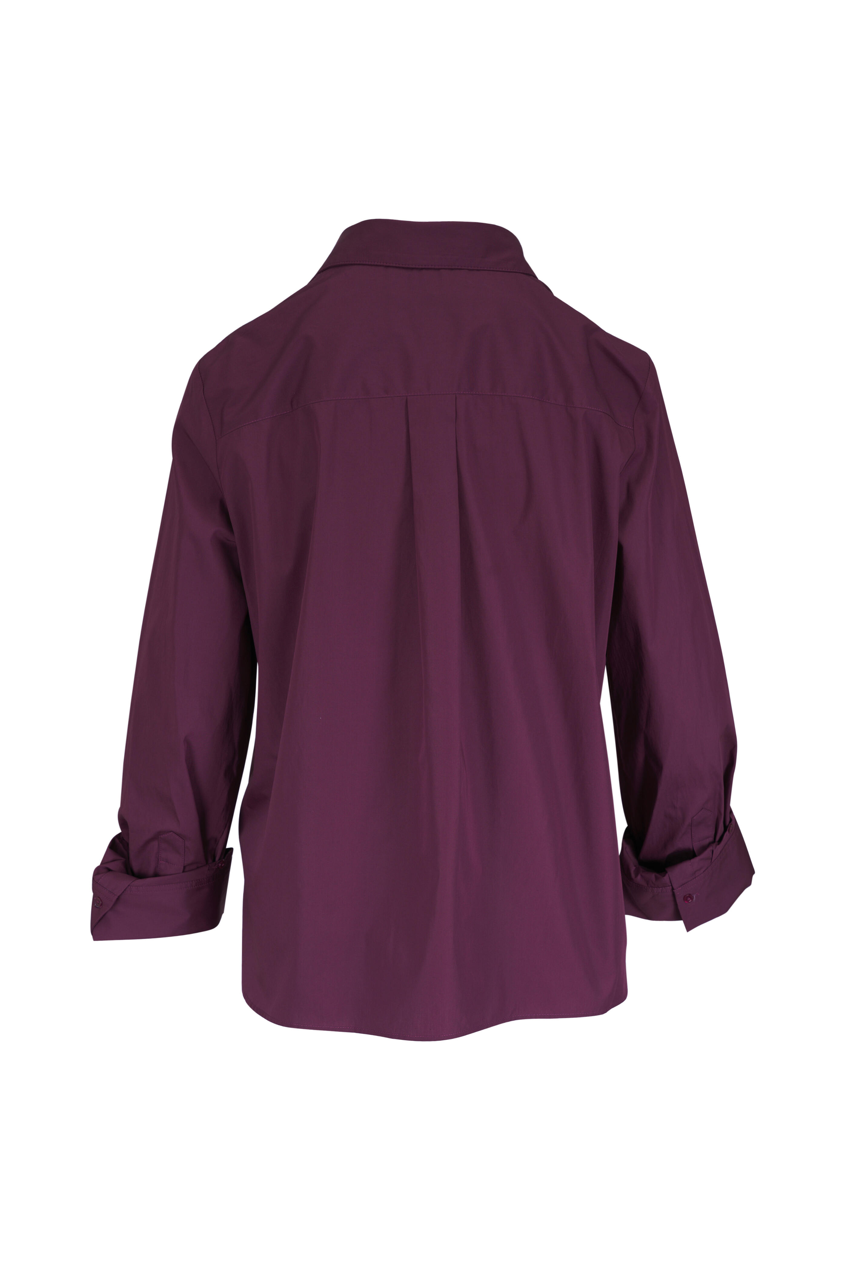TWP - Next Morning Mauve Cotton Blouse