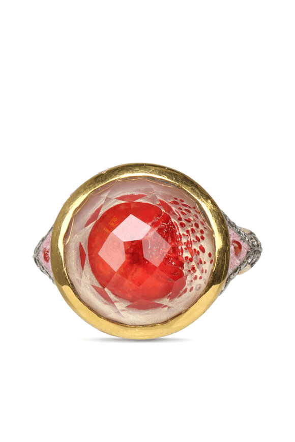Sevan Bicakci Pomegranate Rock Ring - view 2