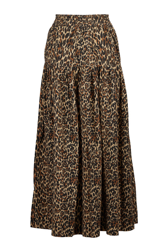 The Great Highland Tan & Black Print Midi Skirt - view 2