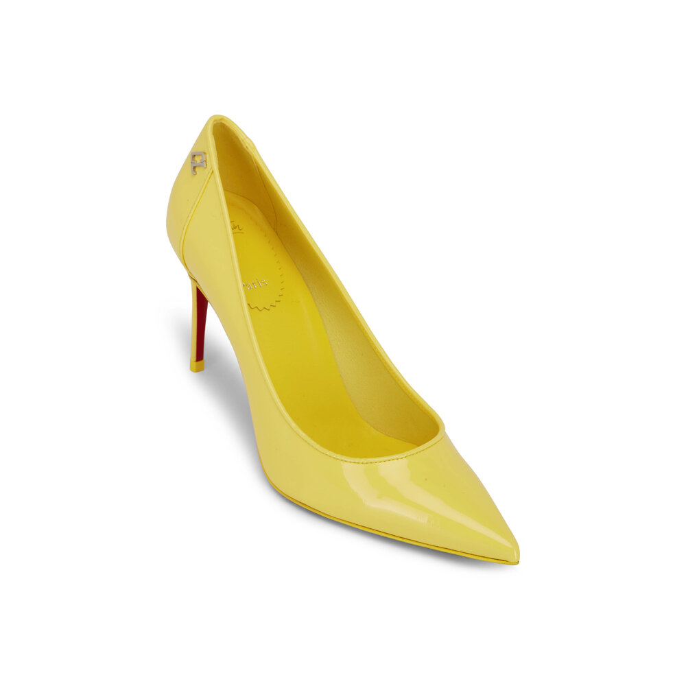 herlipto Orangery Crystal Belted Pumps