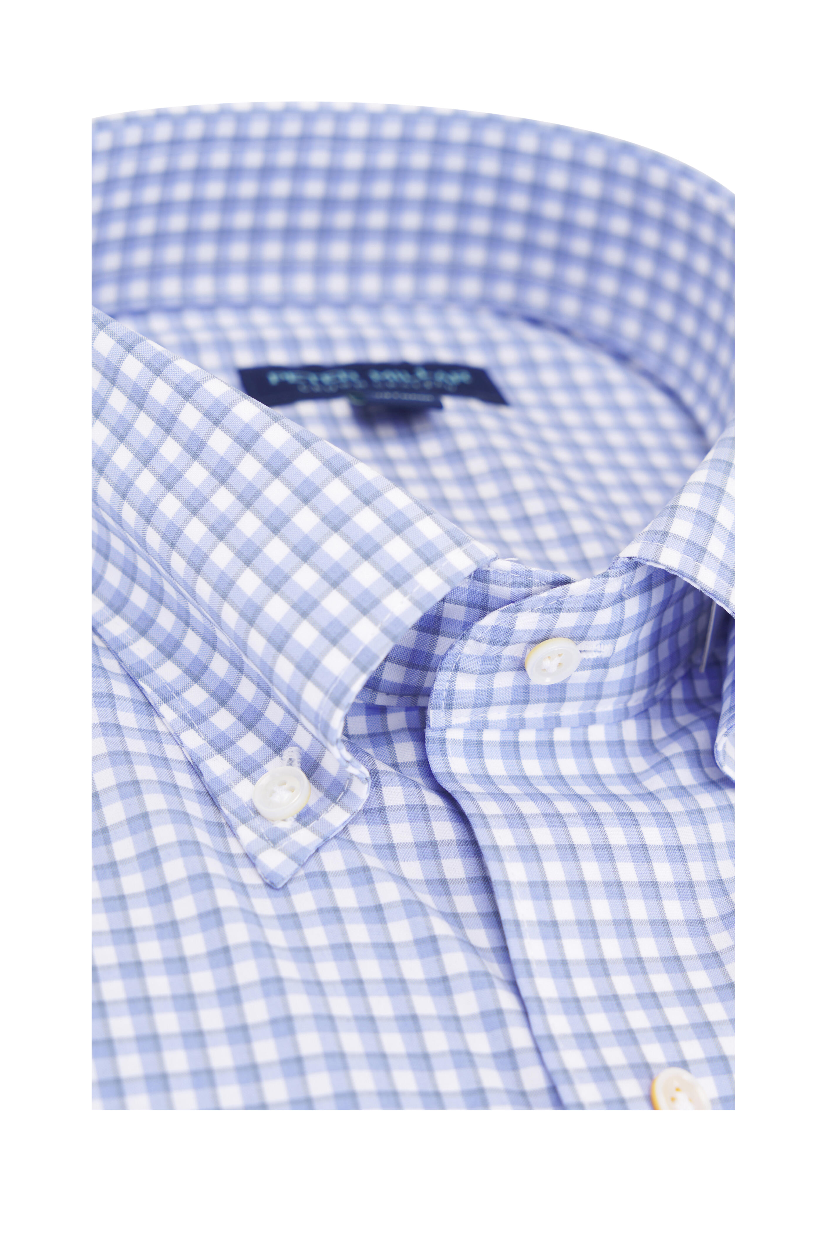Peter Millar - Mitchell Wisteria Blue Check Sport Shirt