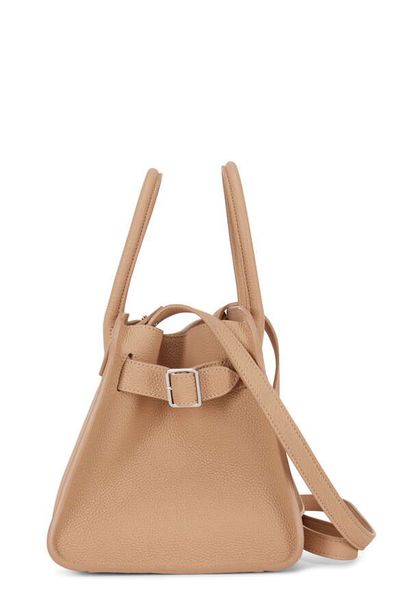 The Row - Margaux 10 Light Camel Small Top Handle Bag