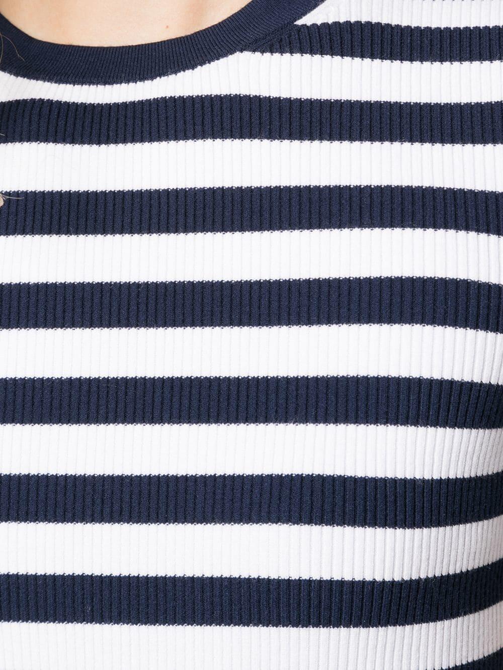 MICHAEL BY MICHAEL KORS - VISCOSE TOP WITH STRIPE PATTERN
