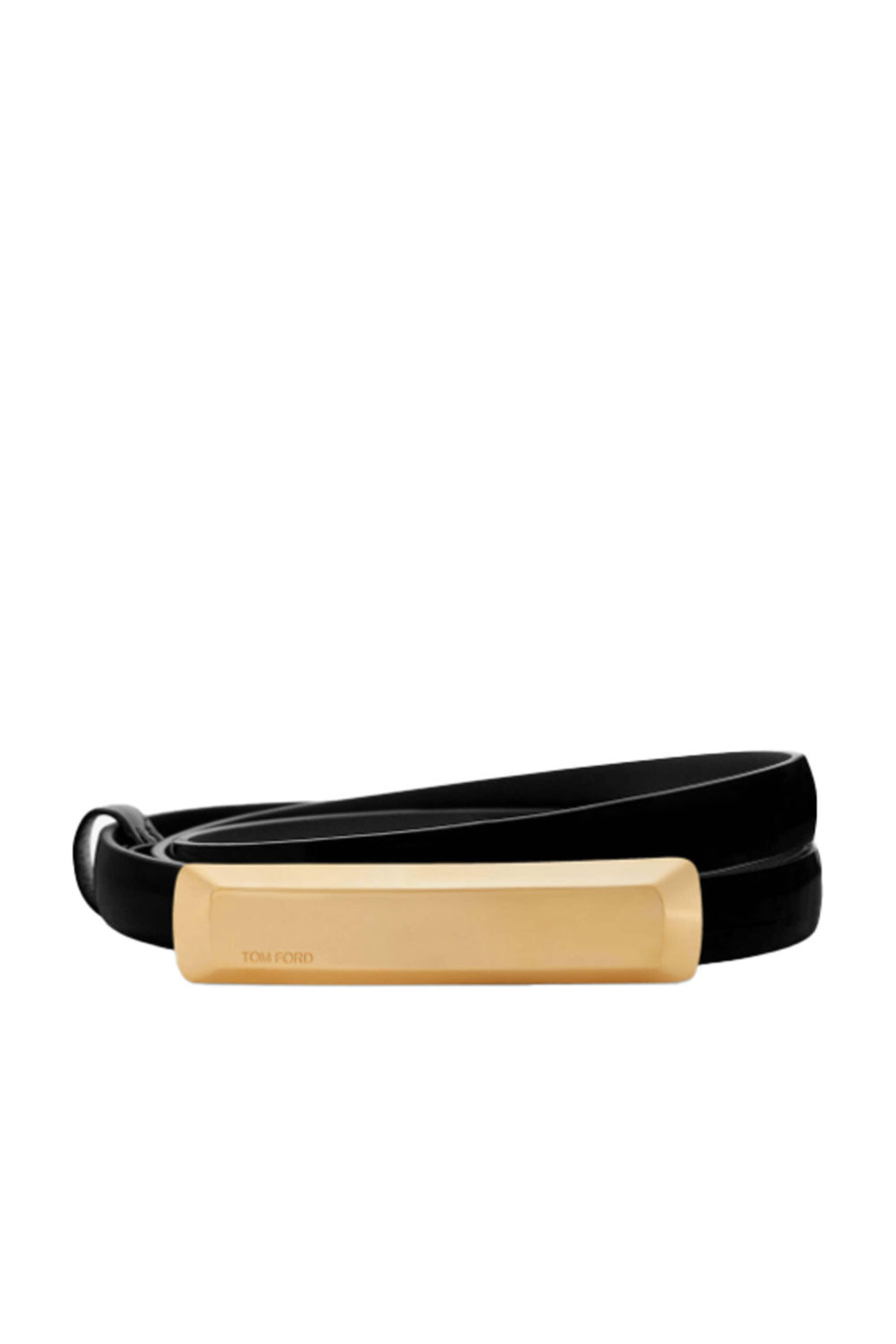 Tom Ford - Patent Leather Belt in Black