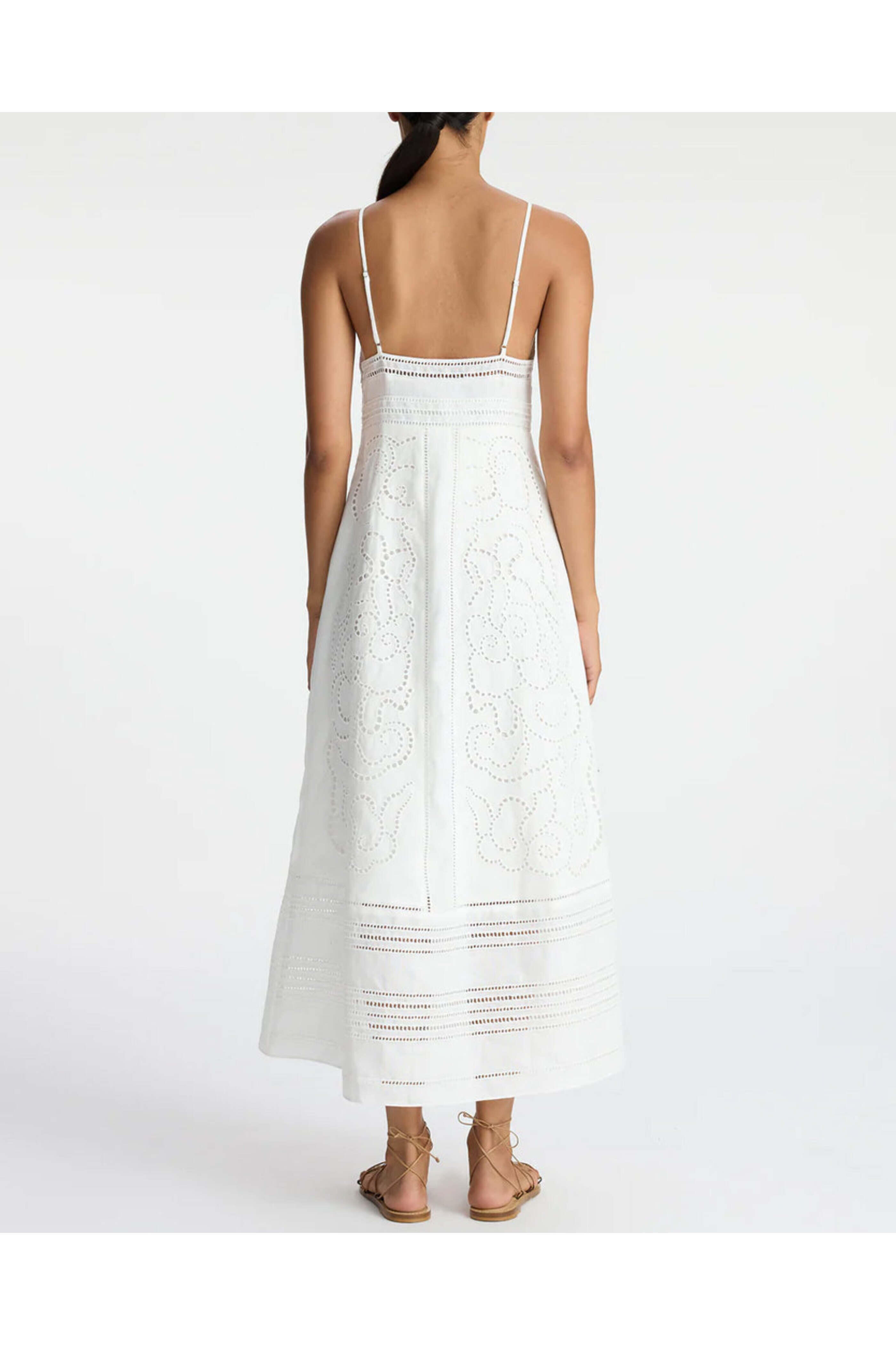 A.L.C. - White Josie Midi Dress