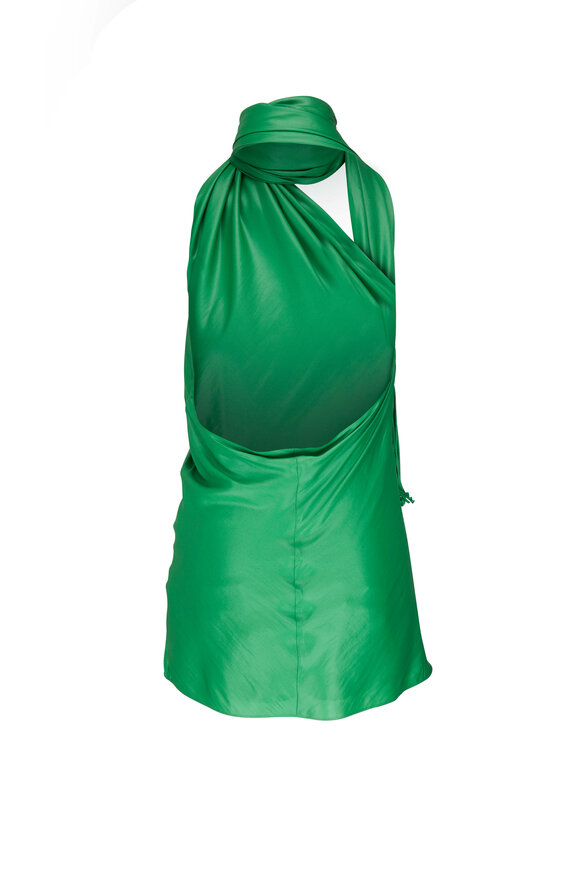 Bottega Veneta - Green Tassel One-Shoulder Top