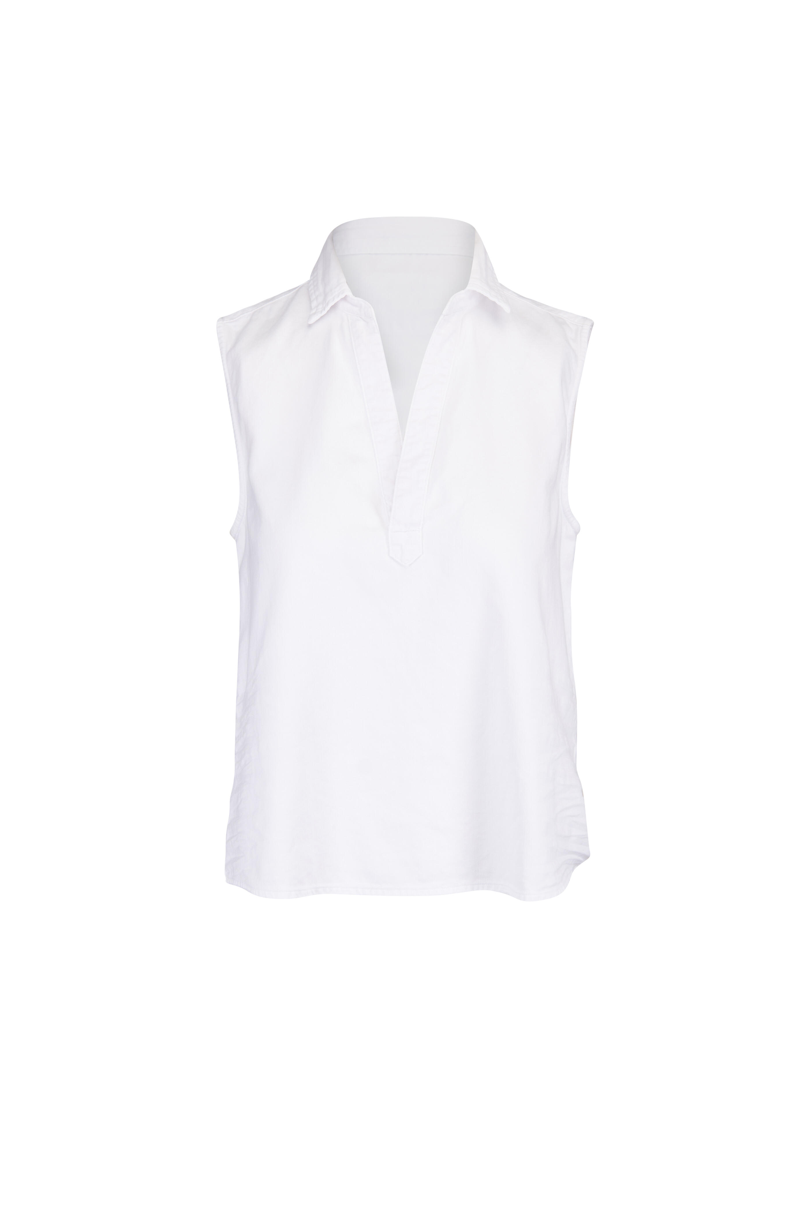 Frank & Eileen - Olivia White Popover Tank - view 1