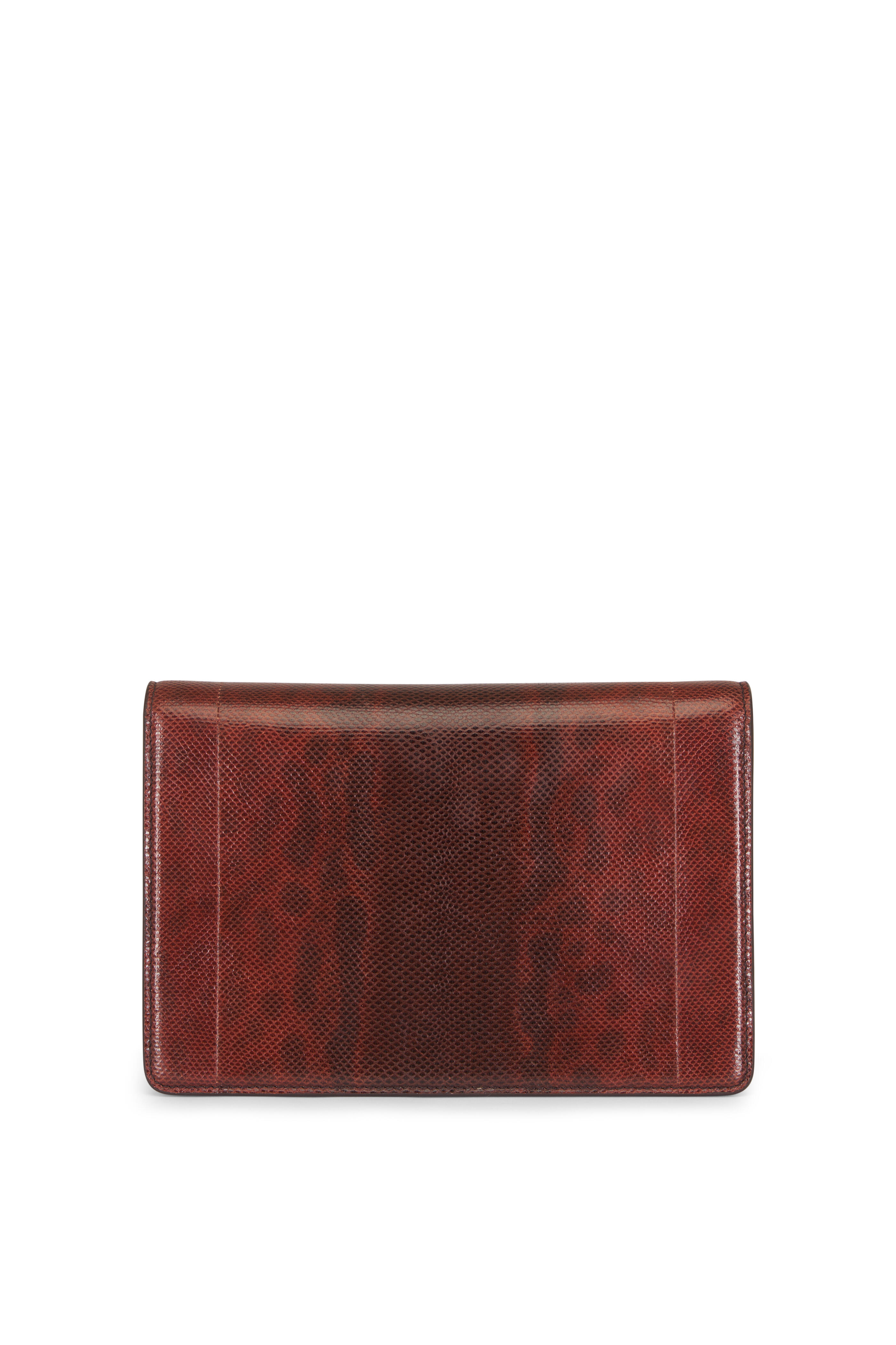 The Row - Burnt Orange Karung Clutch - view 2