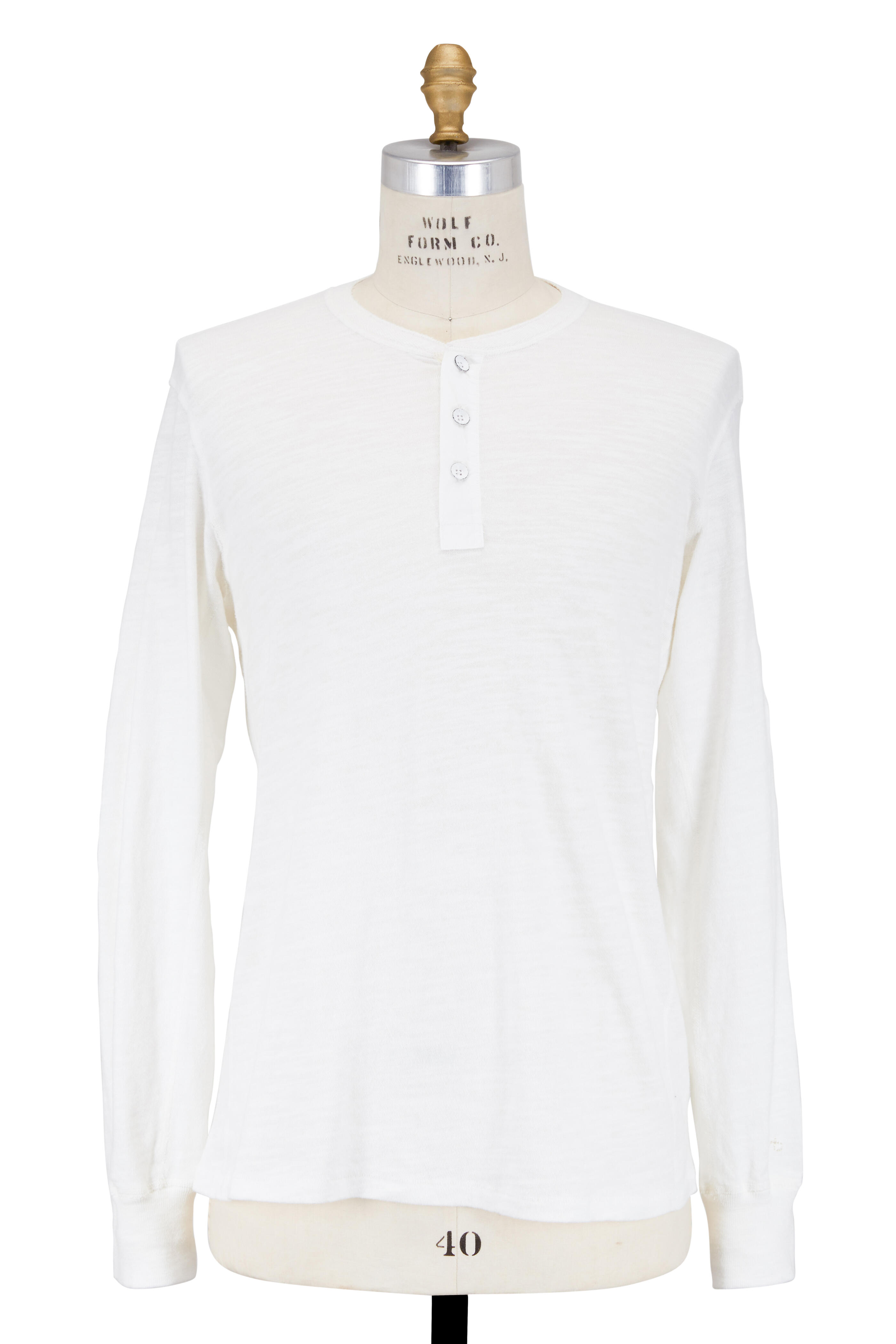 Rag & Bone - Standard Issue White Henley