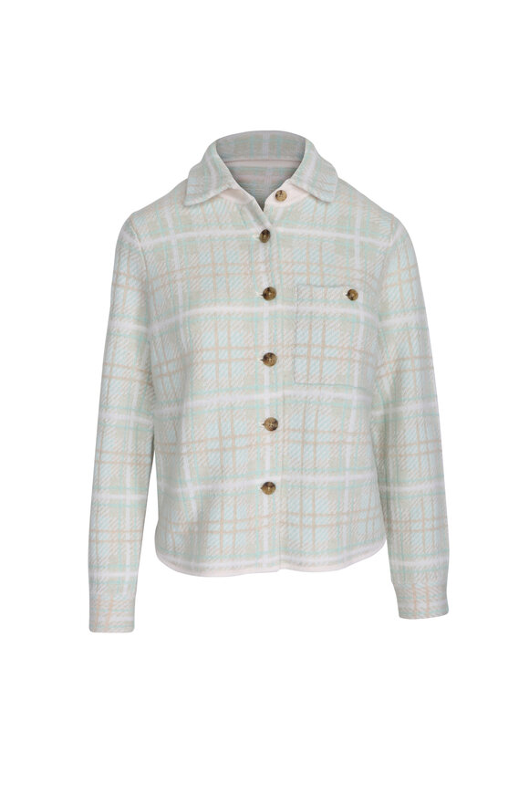 Guest in Residence Dylan Seaglass Plaid Shirt