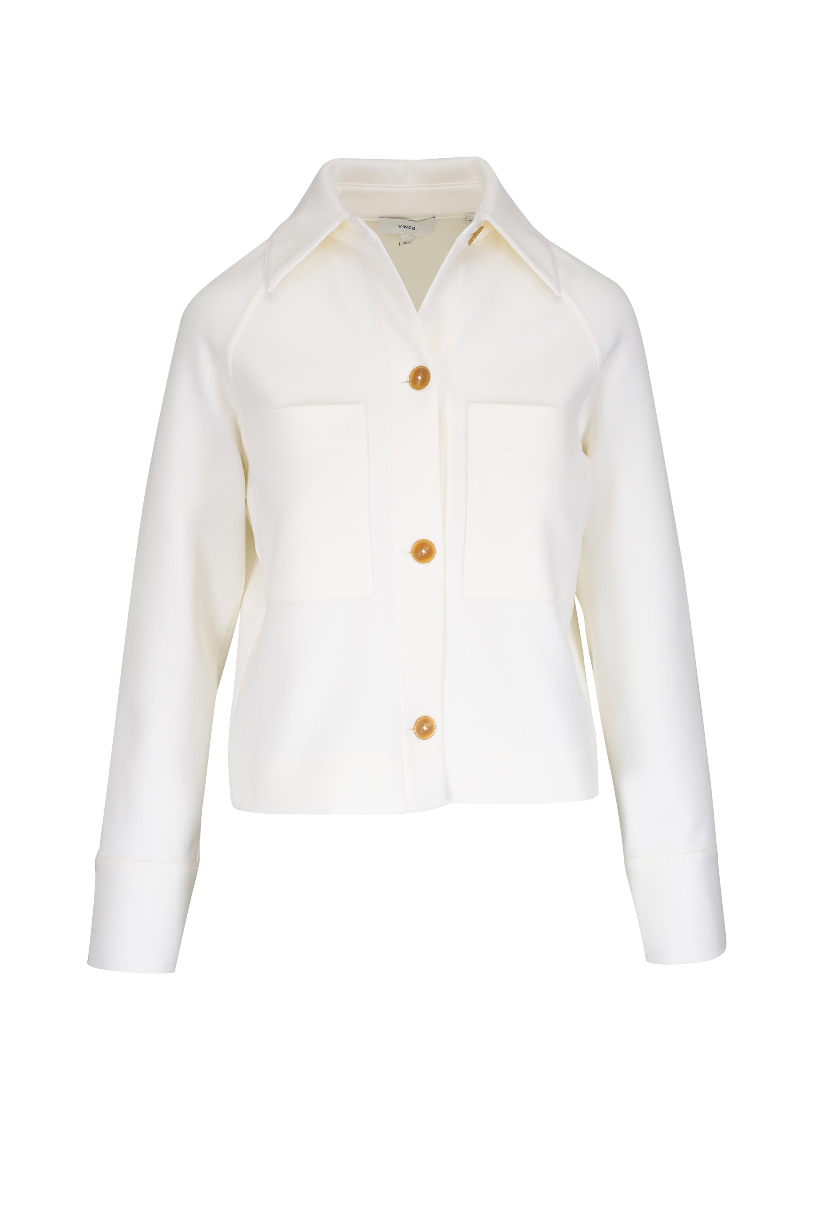 Vince - Off White Shirt Jacket | Mitchell Stores