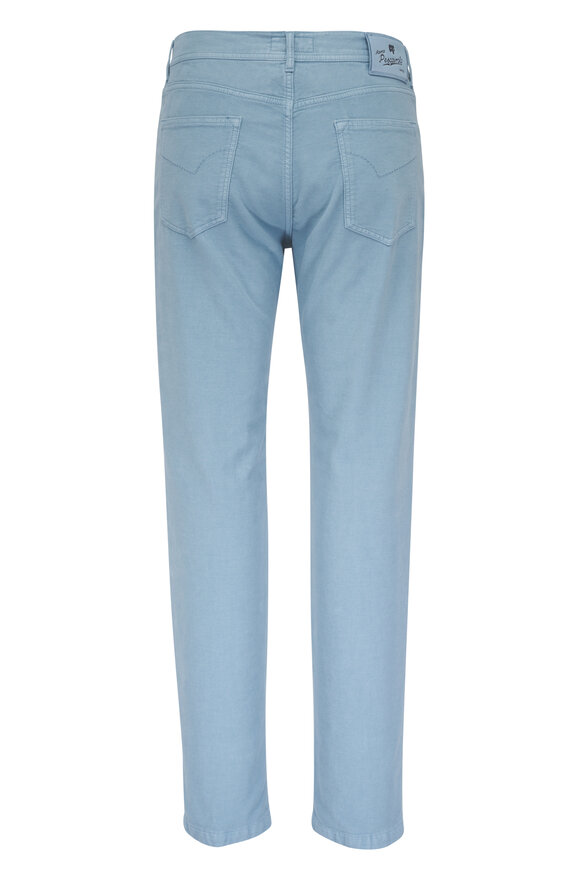 Marco Pescarolo Nerano Sky Blue Five Pocket Pant - view 6