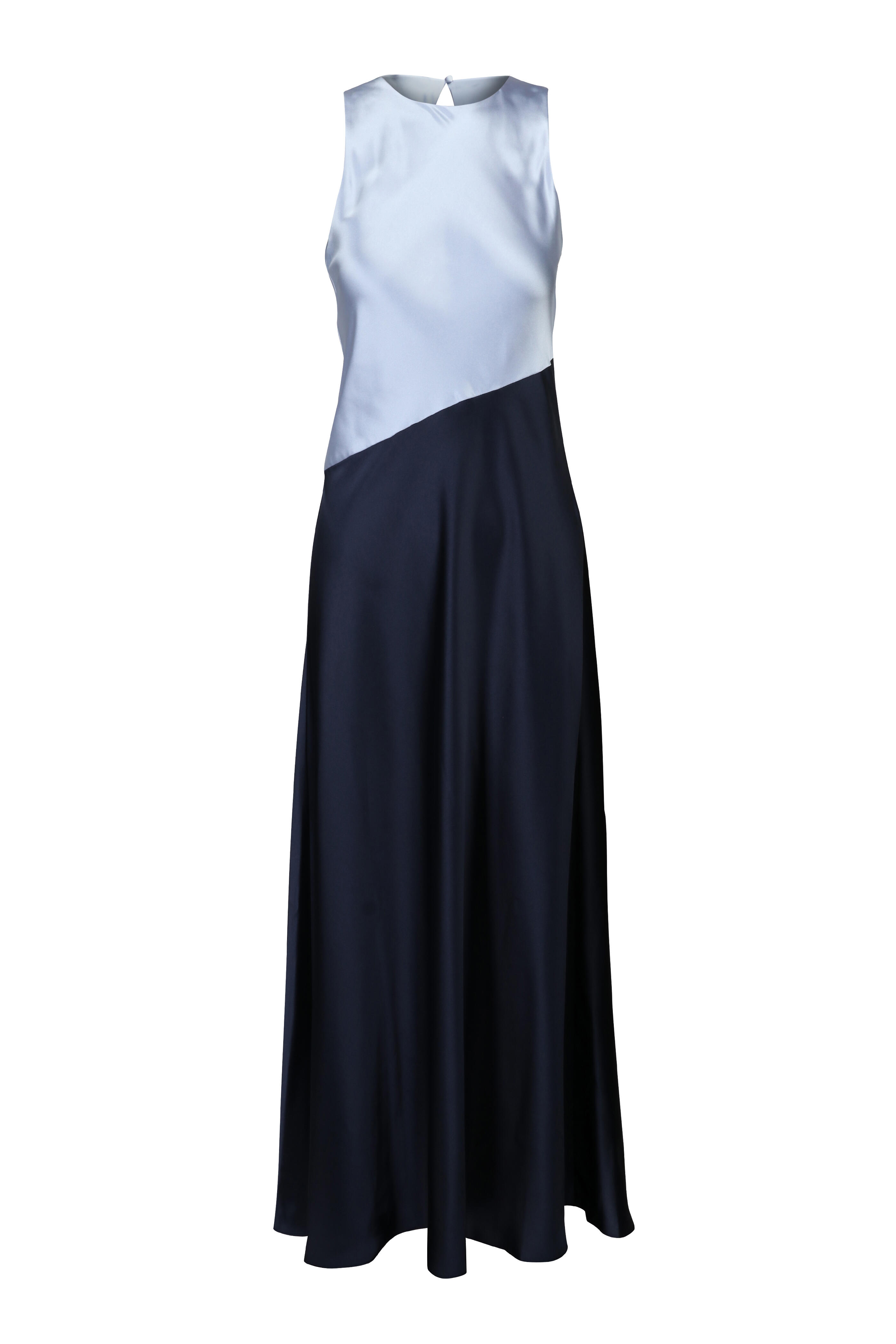 Tanya Taylor - Powder Blue & Anthracite Dasha Maxi Dress - view 1