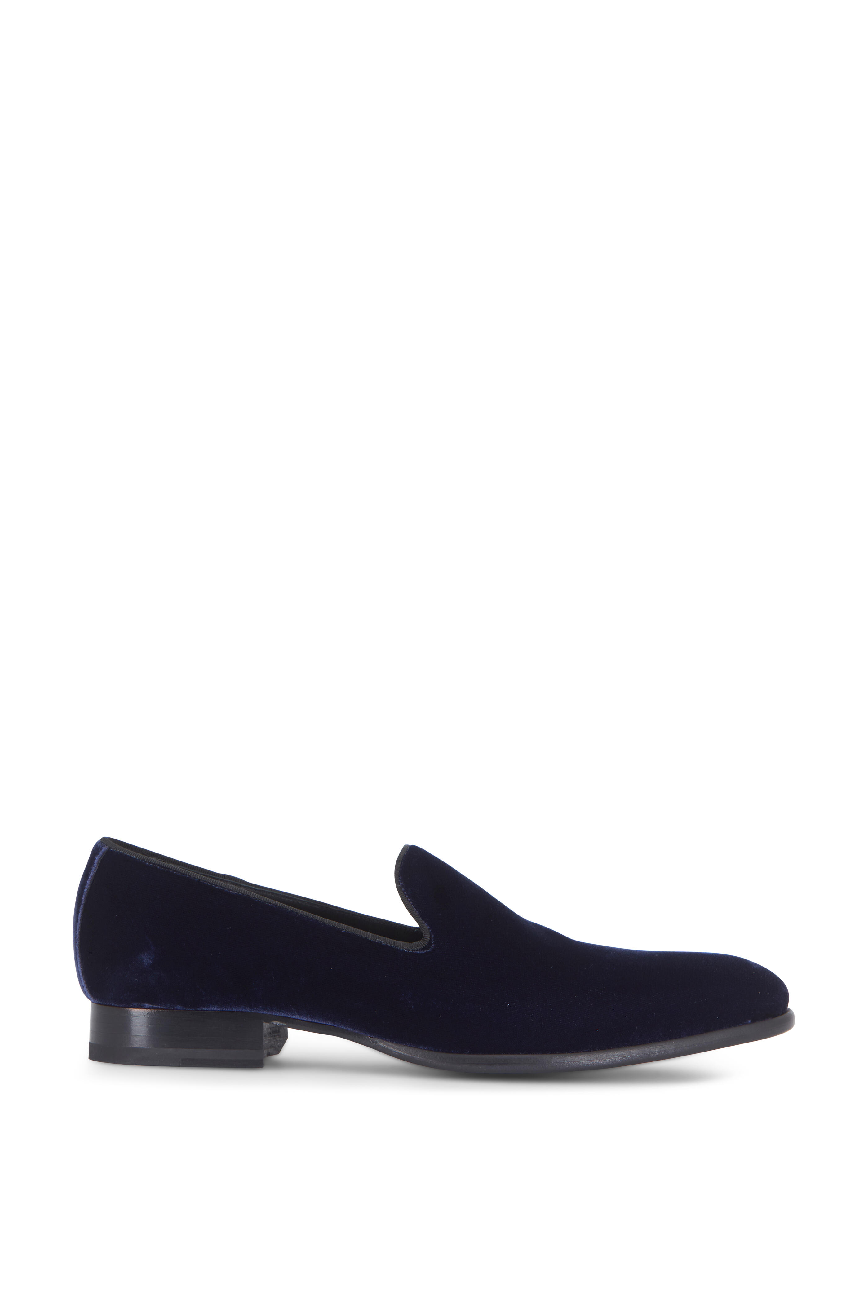 To Boot New York - Bolton Dark Blue Velvet Loafer