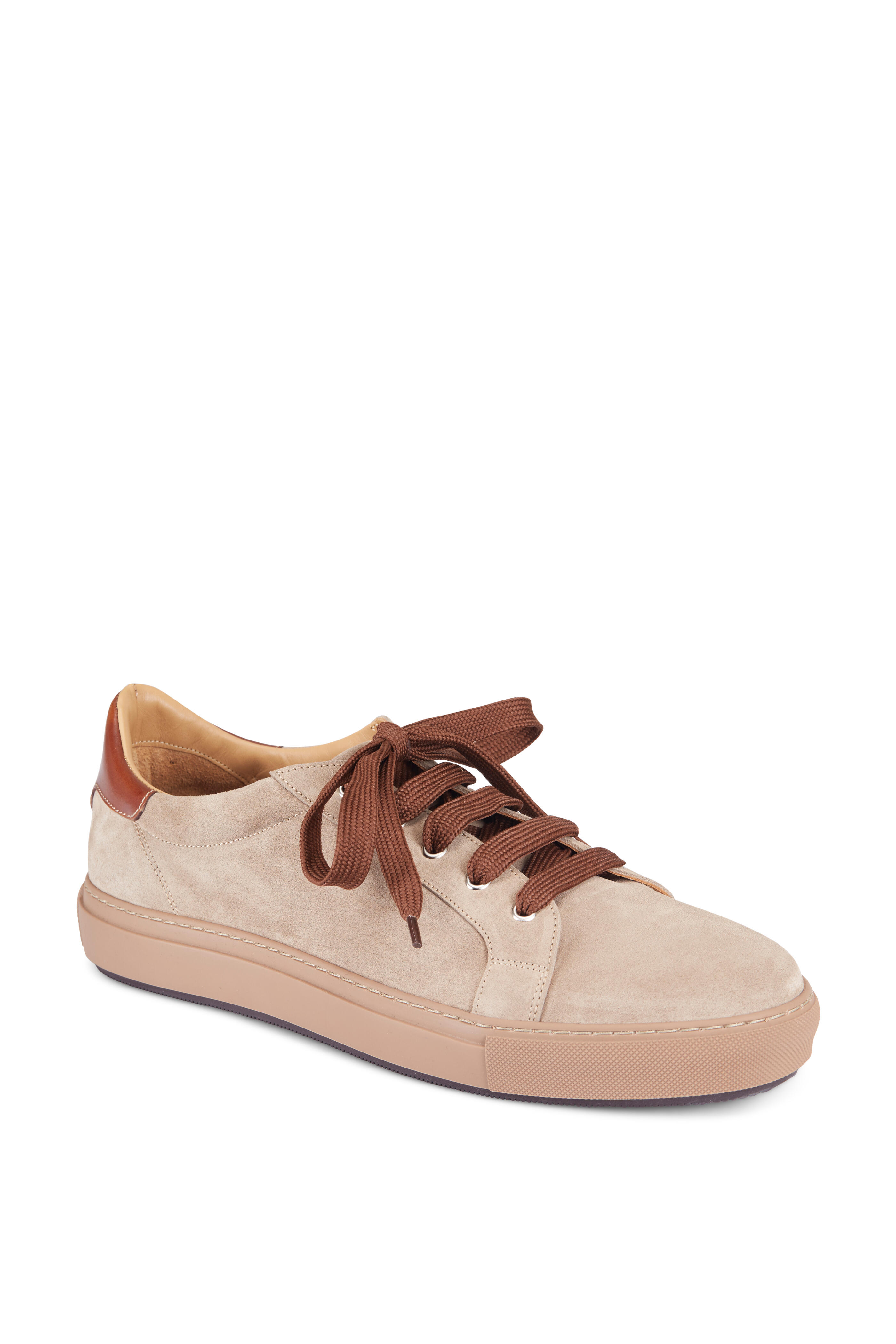 Di Bianco - Velour Fango Sand Sneaker