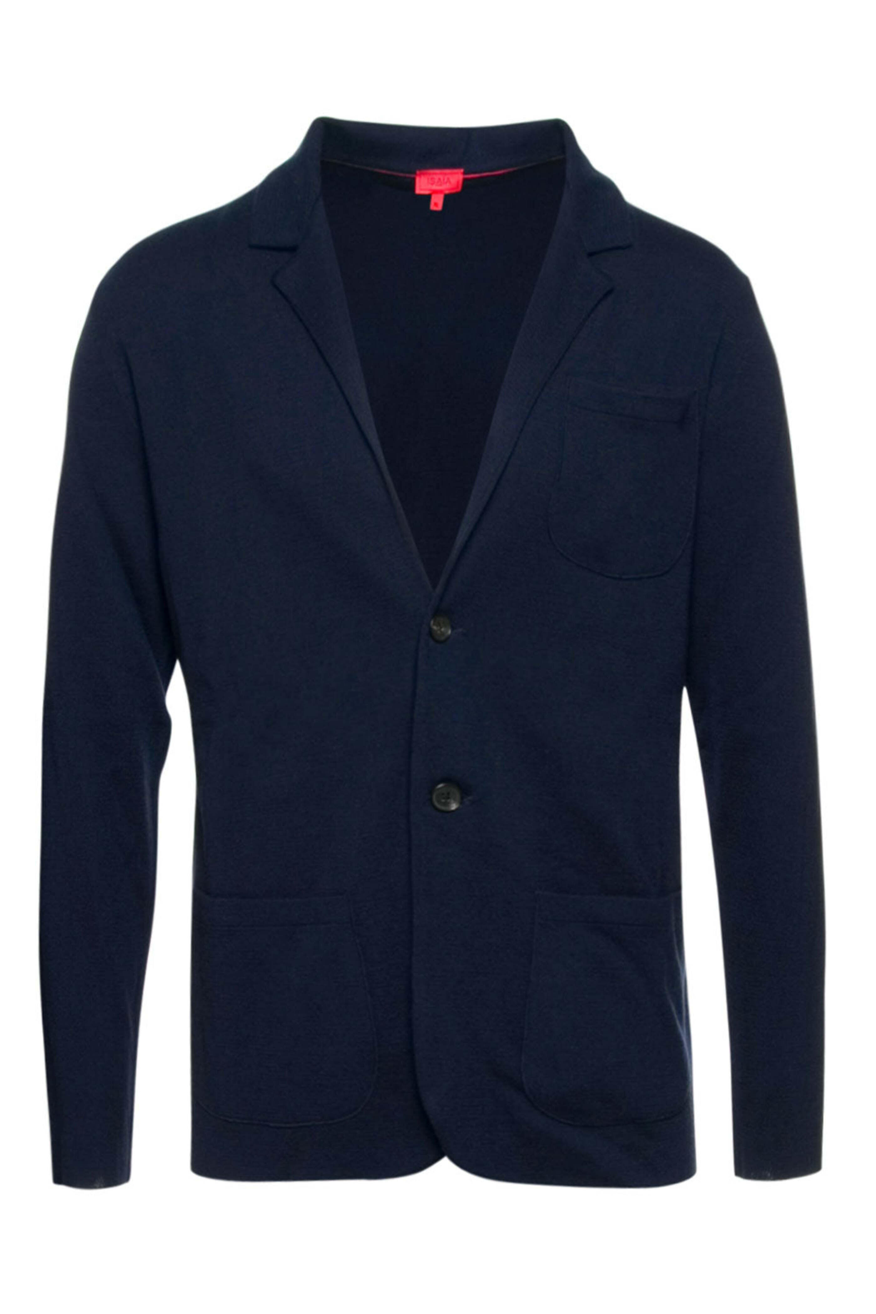 Isaia - Blue Sweater Blazer - view 1