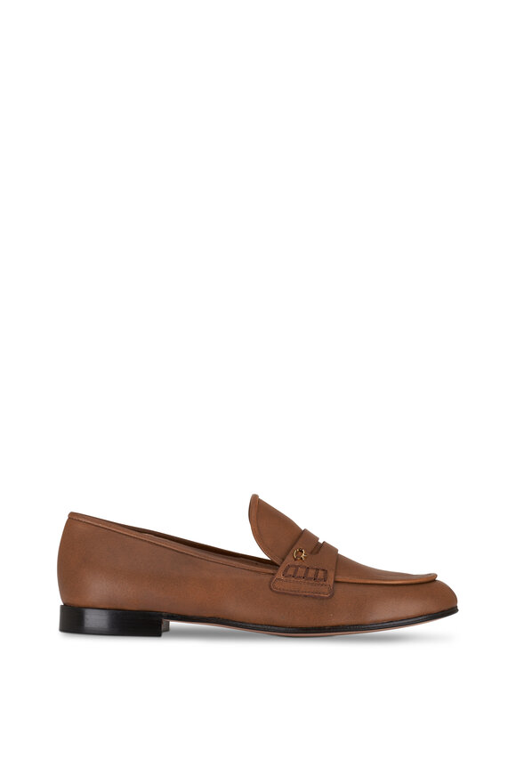 Gianvito Rossi - Nevada Texas Brown Leather Loafer 