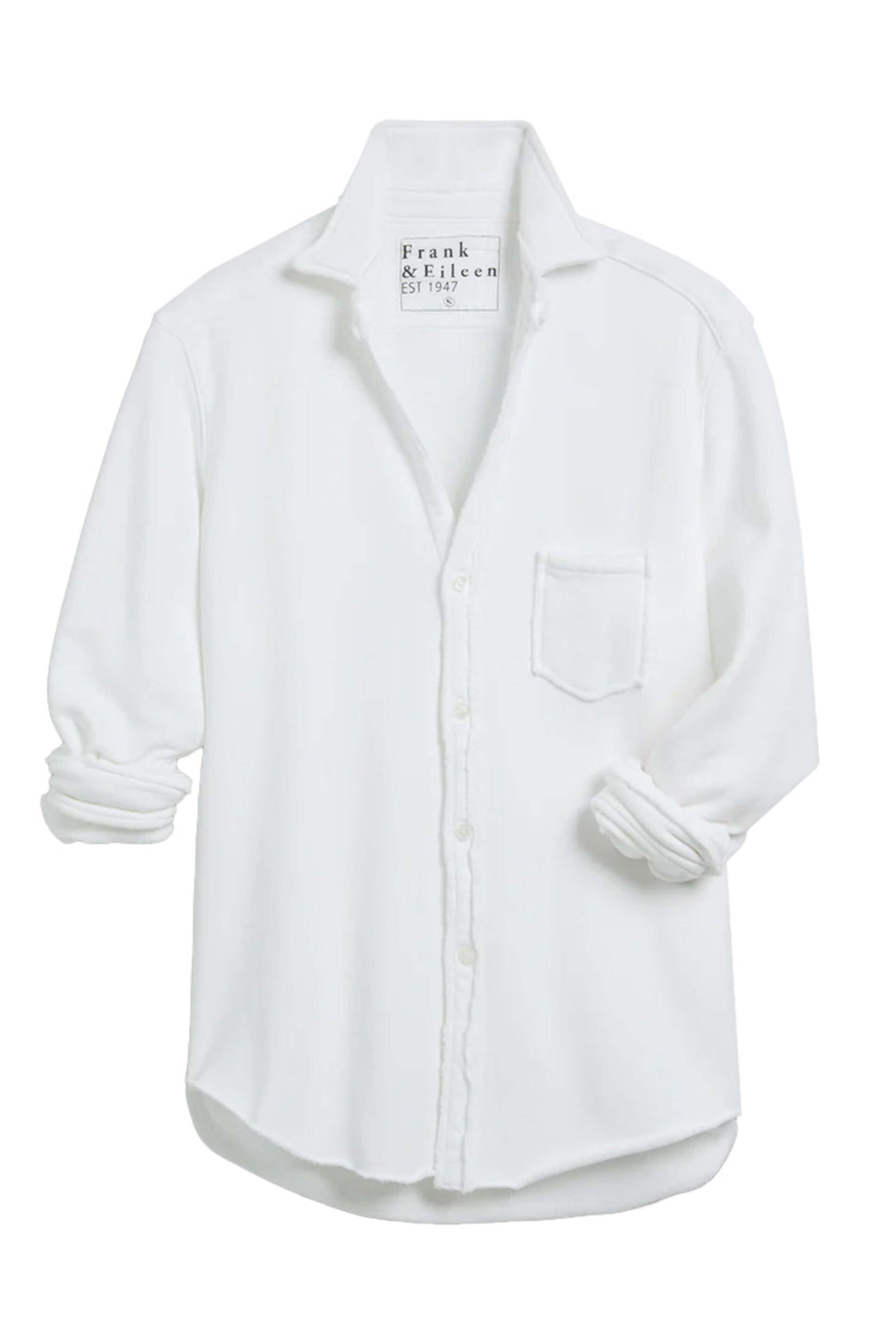 Frank & Eileen - White Eileen Button Up Shirt